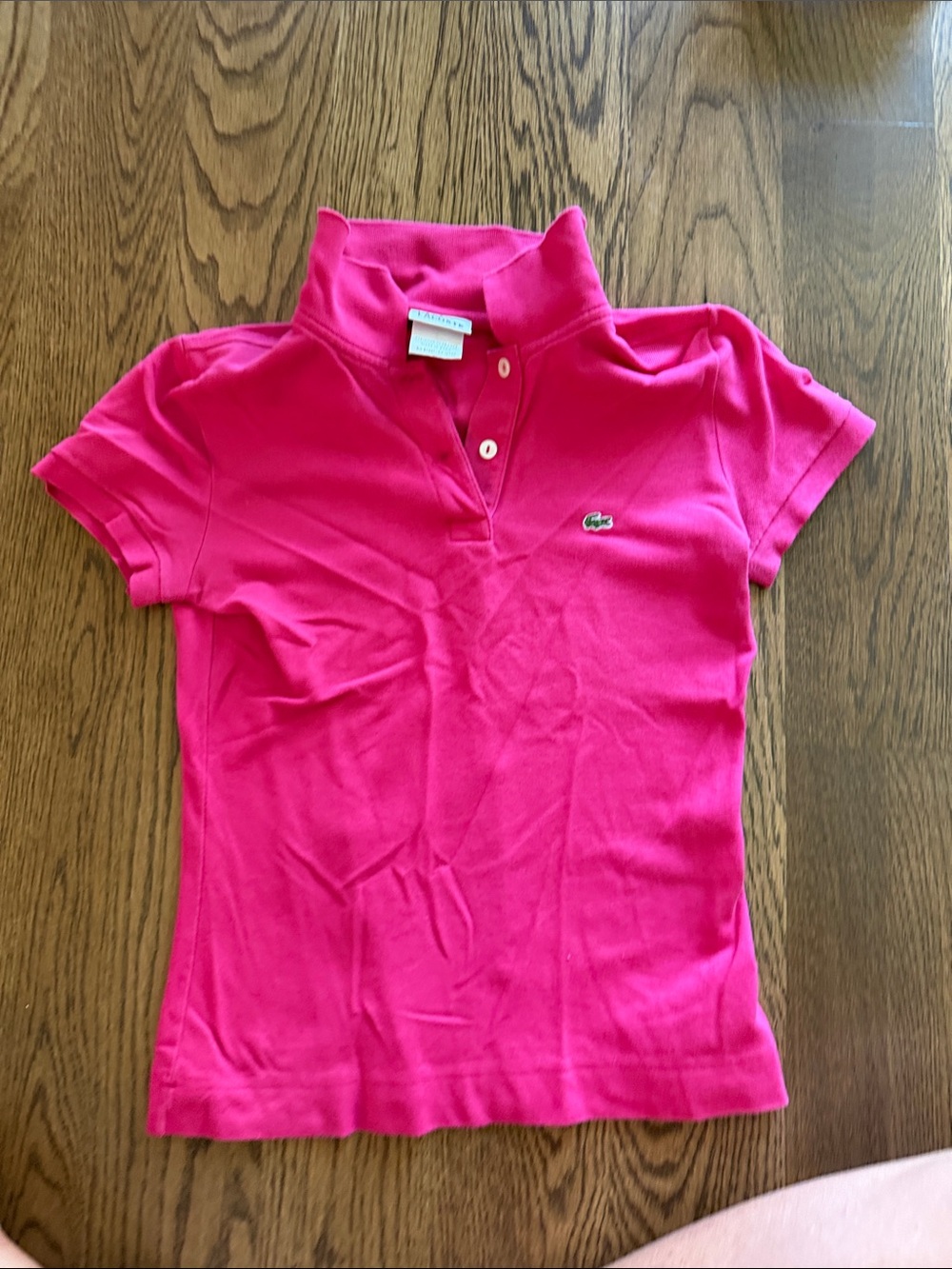 Lacoste Bright Pink Short Sleeve Polo